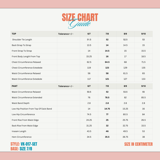 Size Chart image