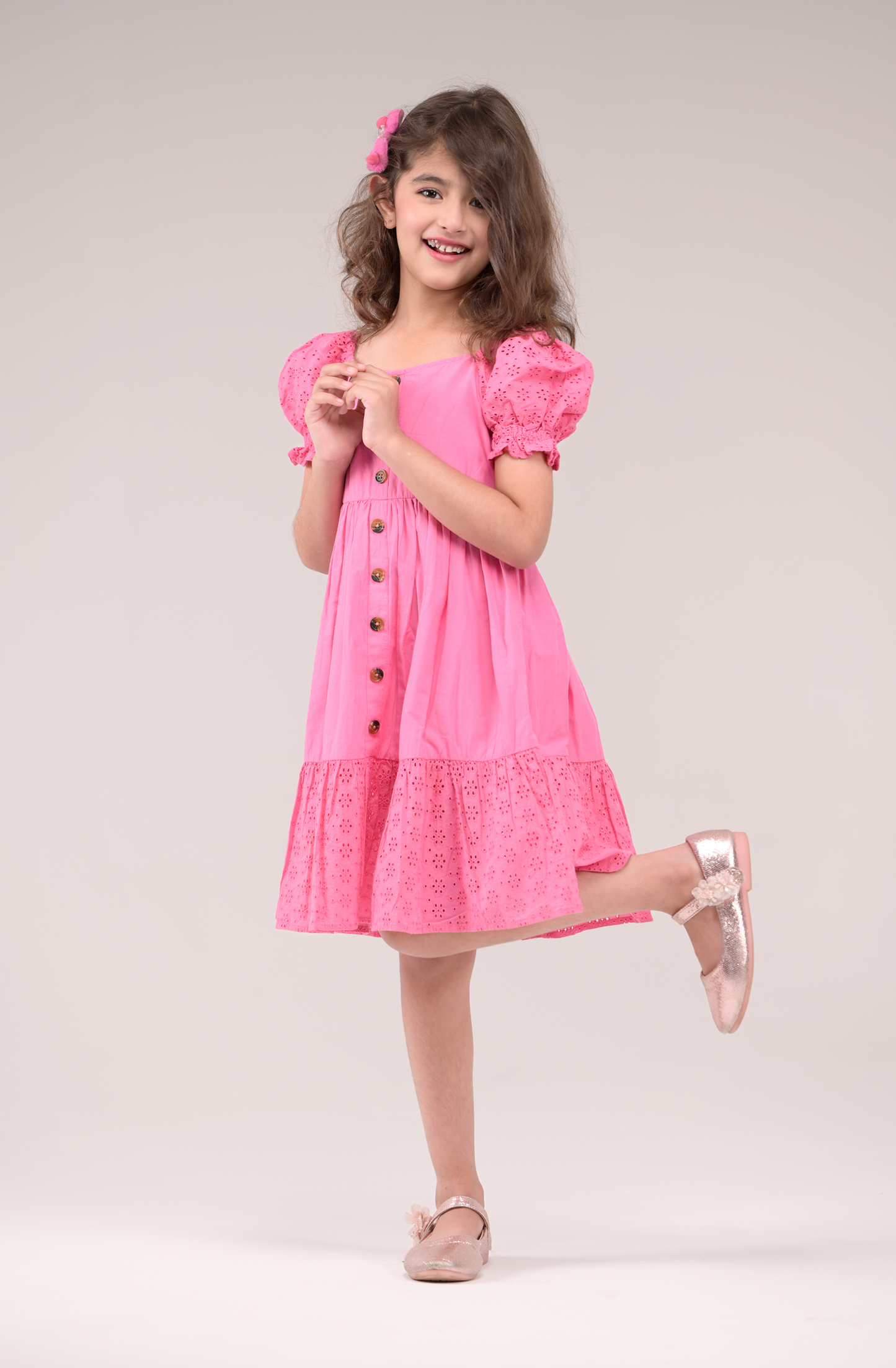 Schiffli embroidery Dress