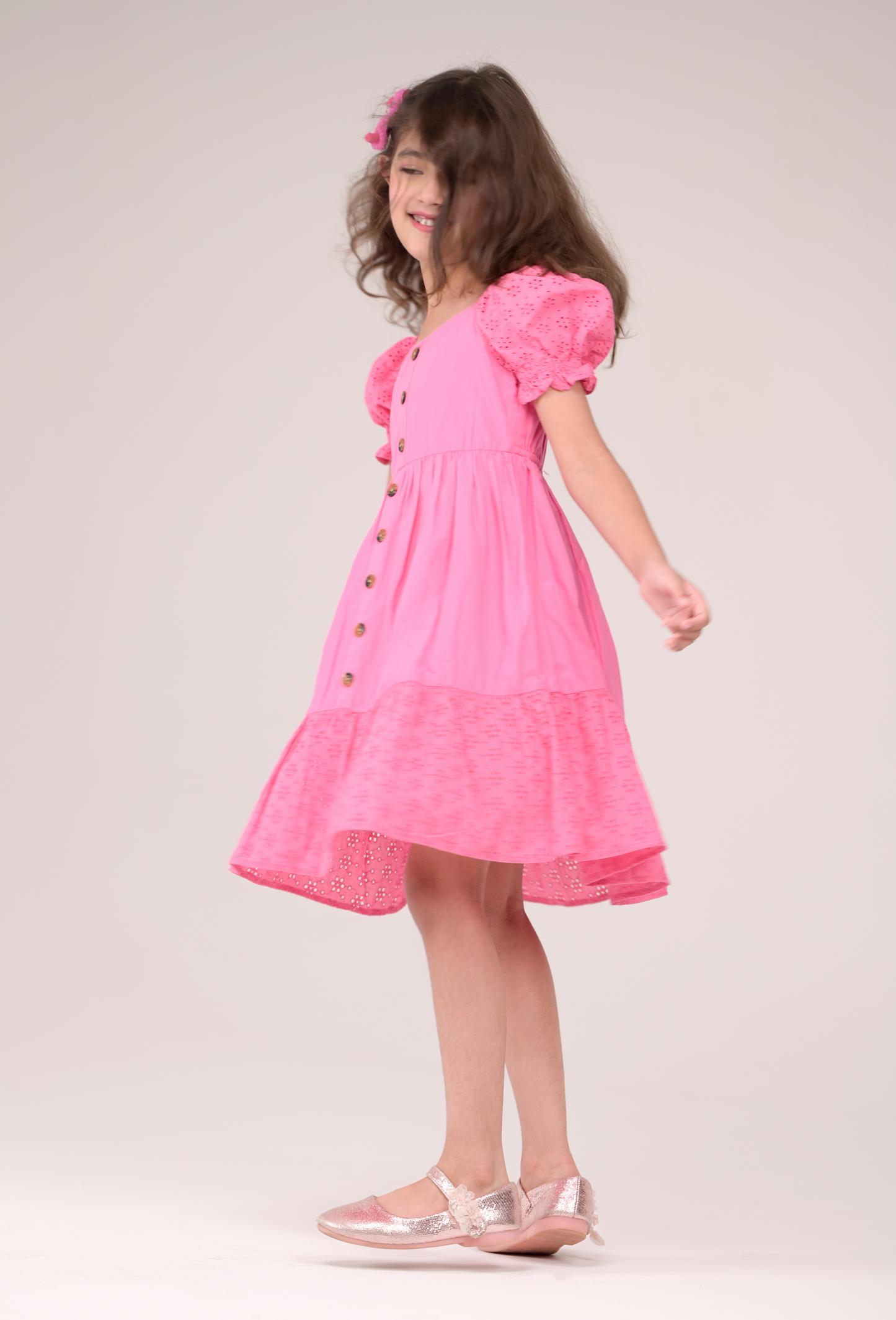 Schiffli embroidery Dress