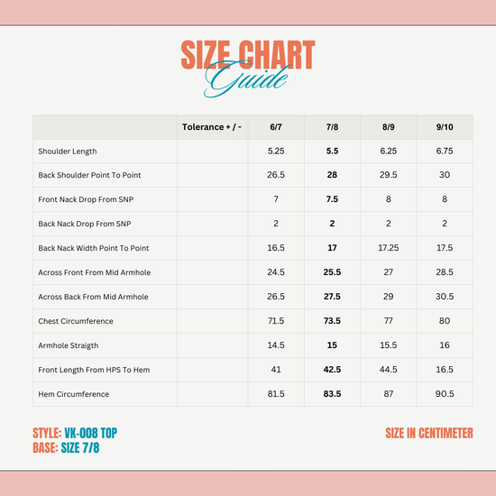 Size Chart image