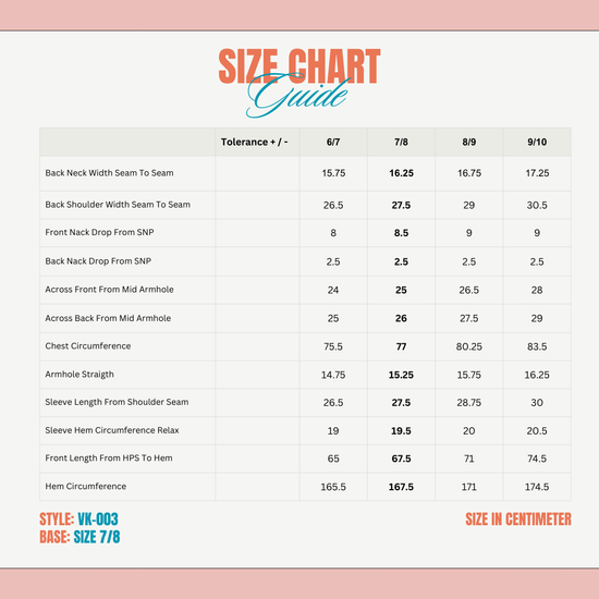 Size Chart image