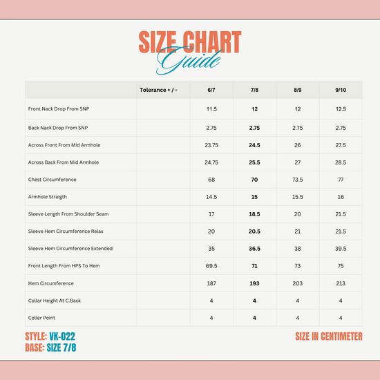 Size Chart image