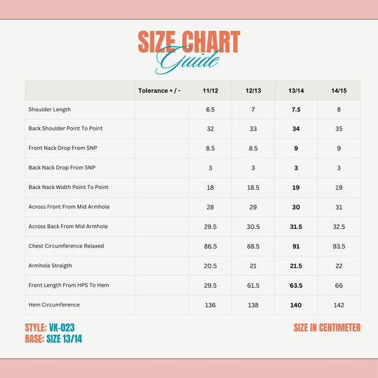 Size Chart image