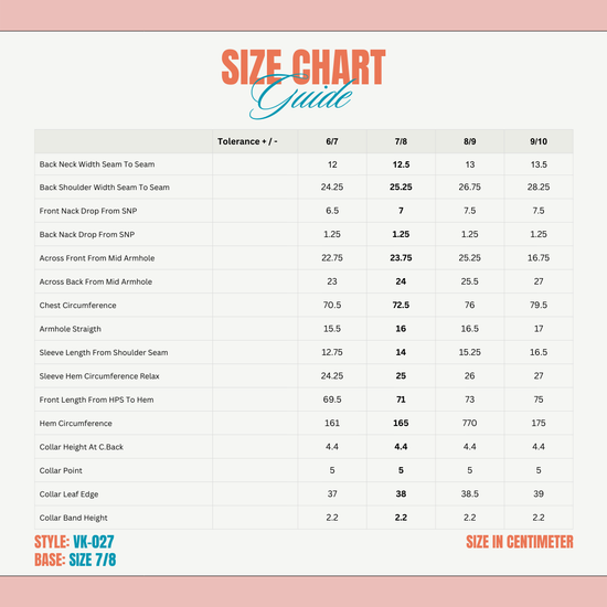 Size Chart image