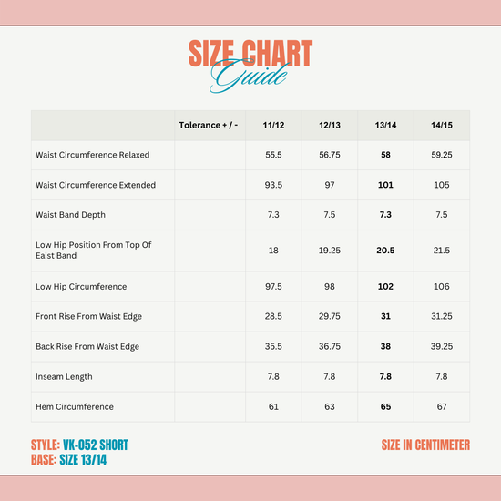 Size Chart image