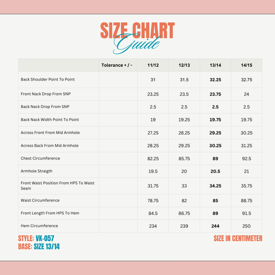 Size Chart image