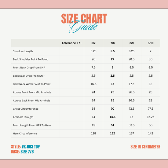 Size Chart image