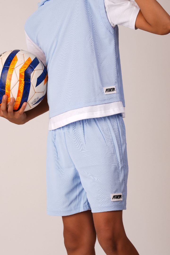 Boys Activewear Co-ord Set with White Contrast Accents