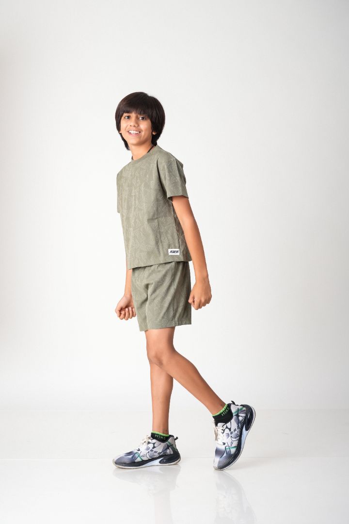 Stylish Jacquard Co-ord Set for Everyday Wear