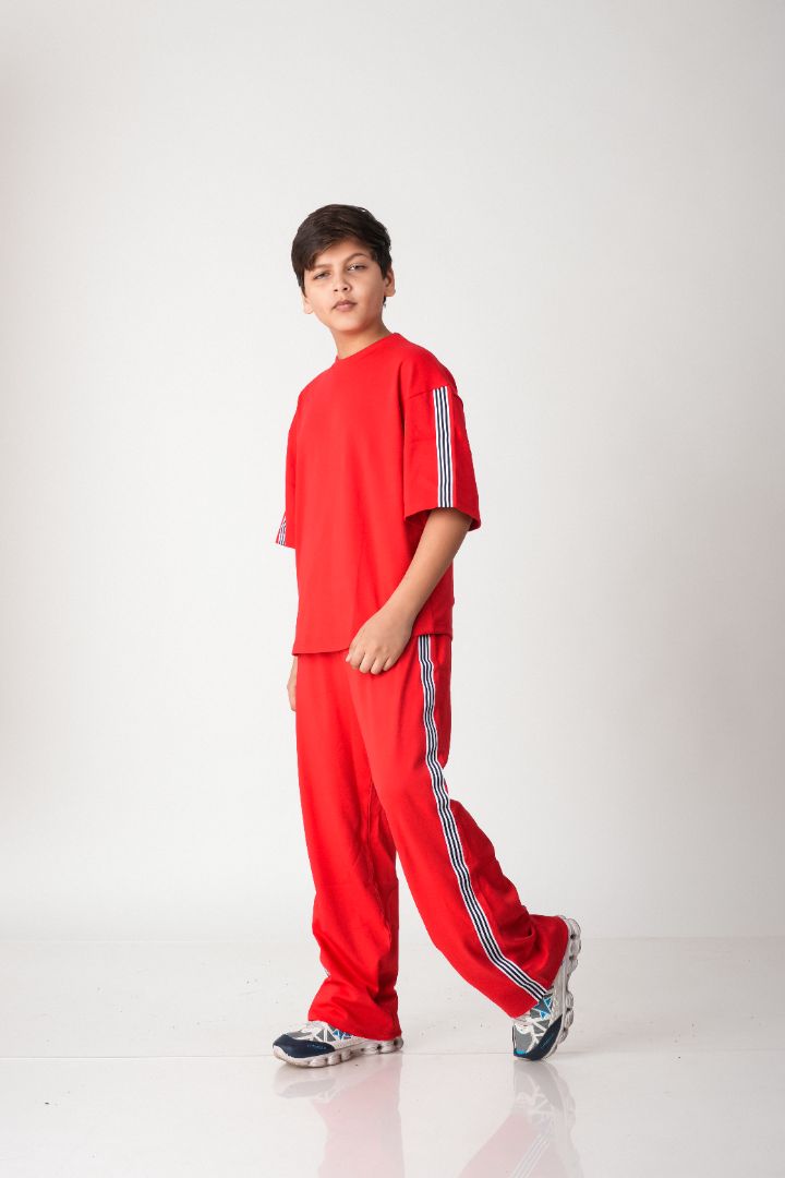 Boys Street Style Cotton Co-ord Set