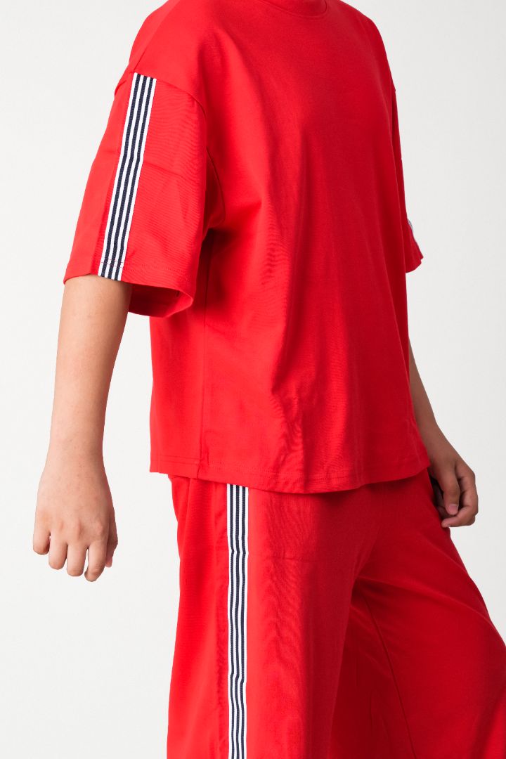 Boys Street Style Cotton Co-ord Set
