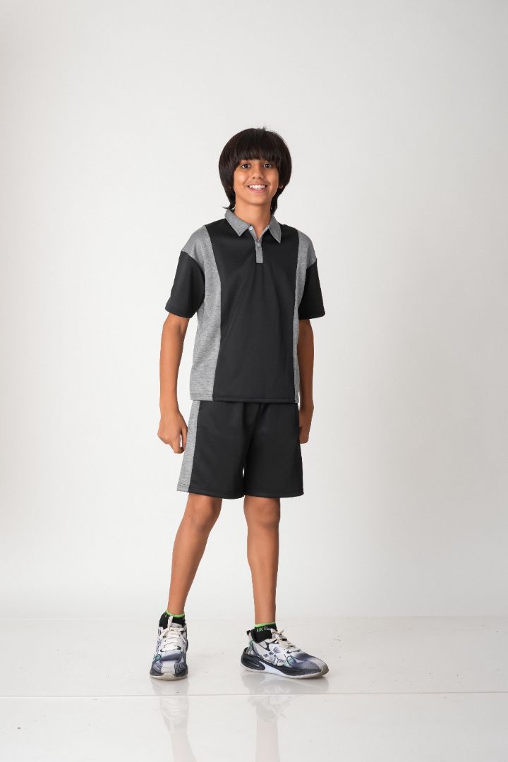 Active Edge Colorblock Polo & Shorts Set