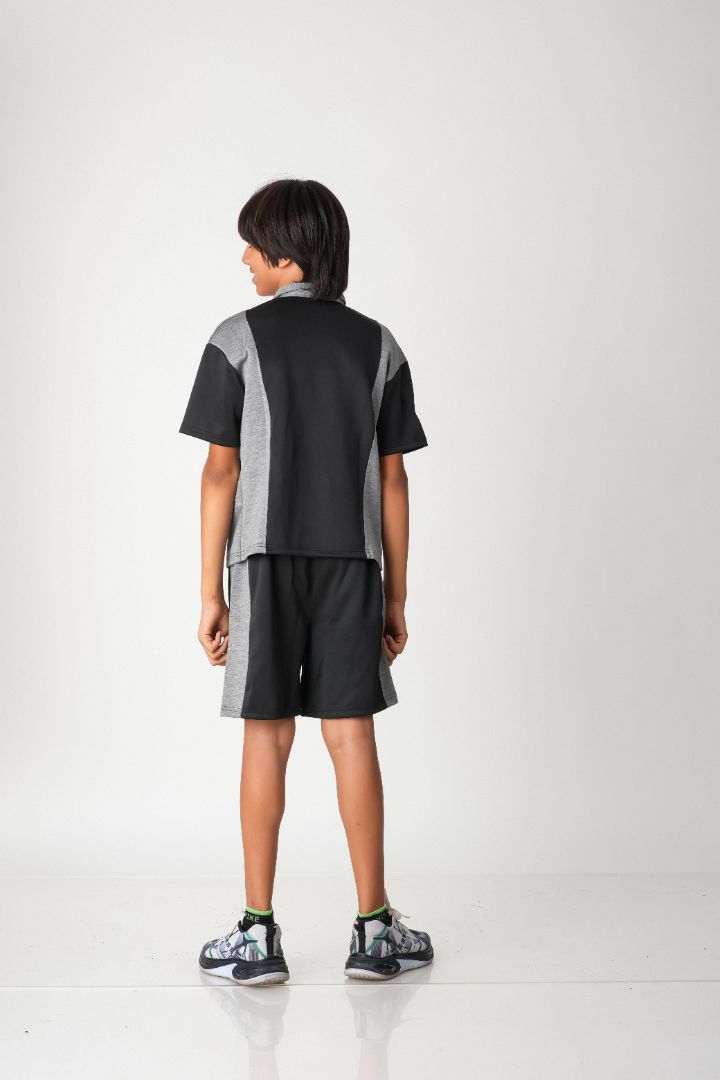 Active Edge Colorblock Polo & Shorts Set