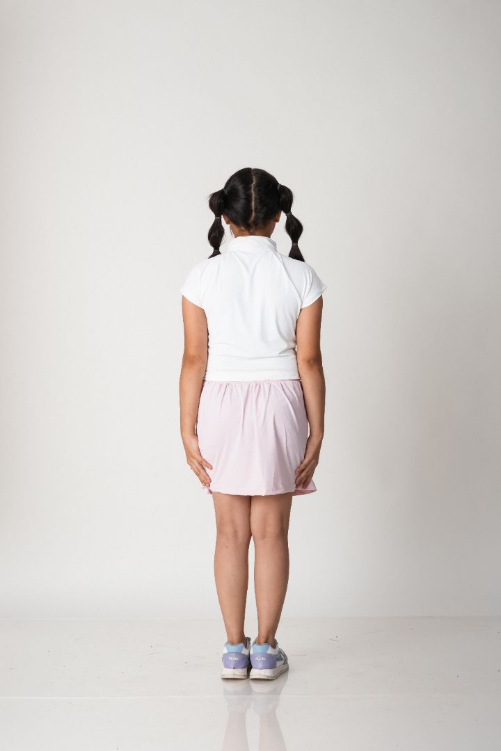 ATHLZR Premium Girls 2-Piece Zip-Front Top & Skirt Set