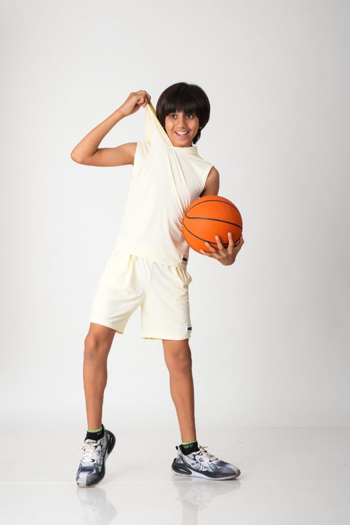 Boys Sleeveless Hooded Active Co-ord Set