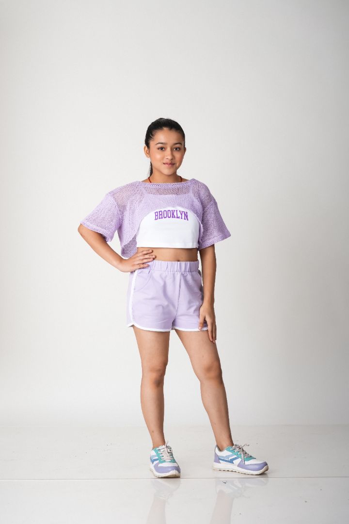 Girls' Brooklyn 3-Piece Athleisure Co-ord Set