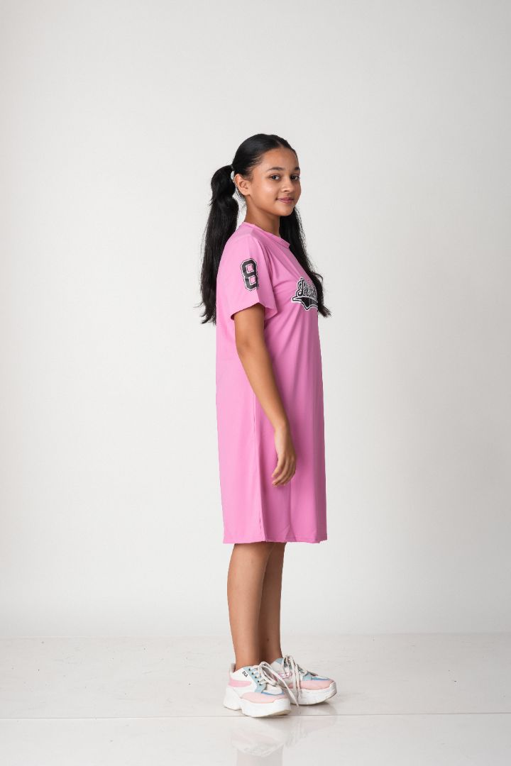 ATHLZR Premium Girls Graphic T-Shirt Dress