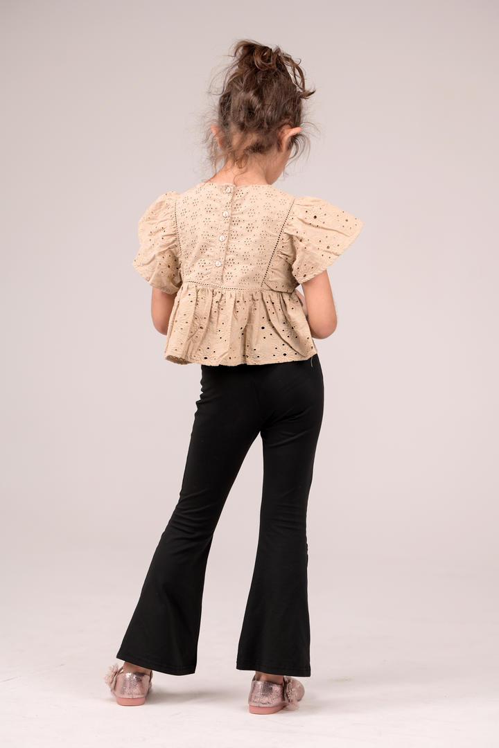 Top with delicate schiffli