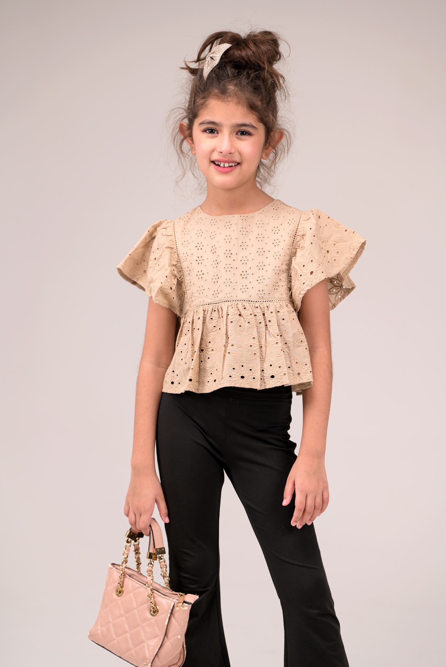 Top with delicate schiffli