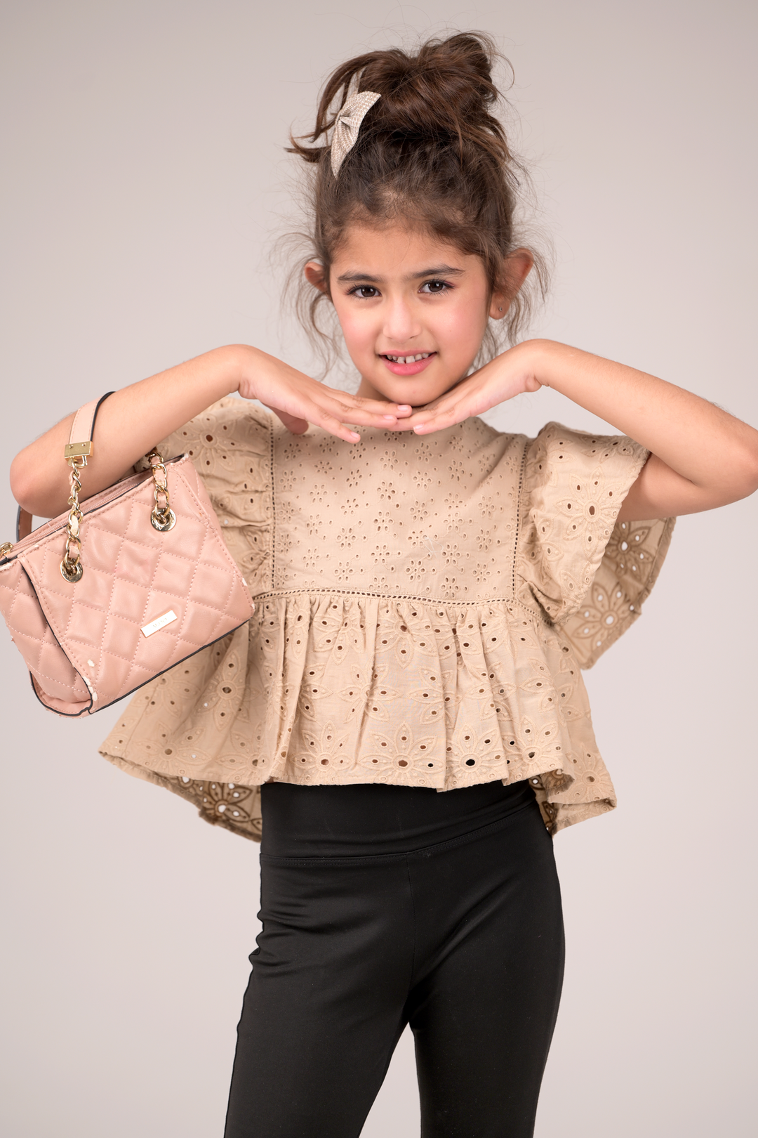 Top with delicate schiffli