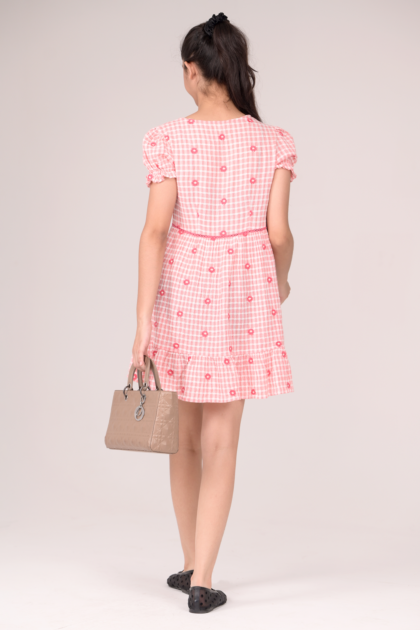 Flattering V‑neck dress