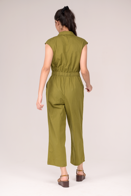 Collared Jumpsuit